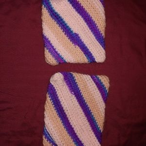 Crocheted potholders